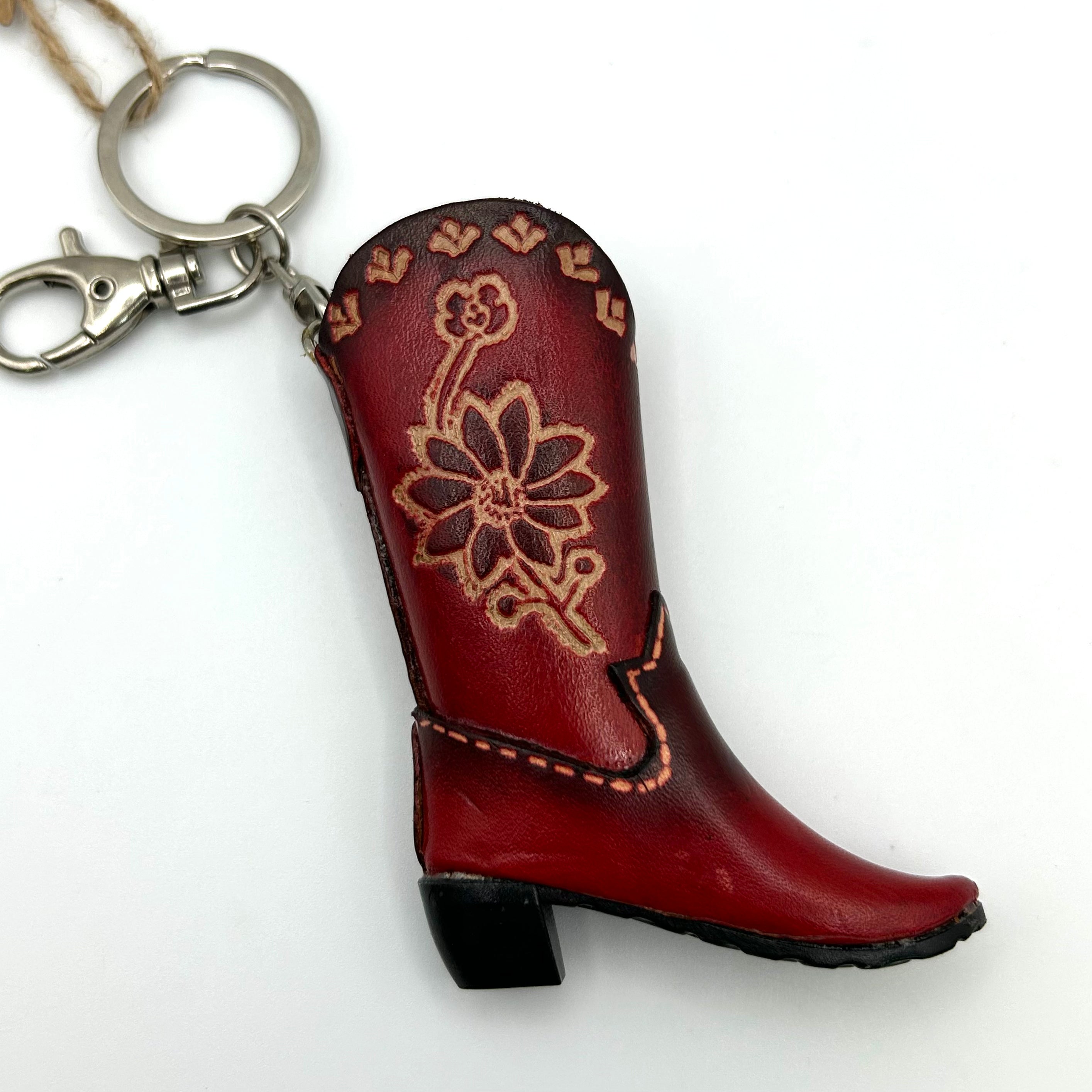 Cowboy Boot Keychain